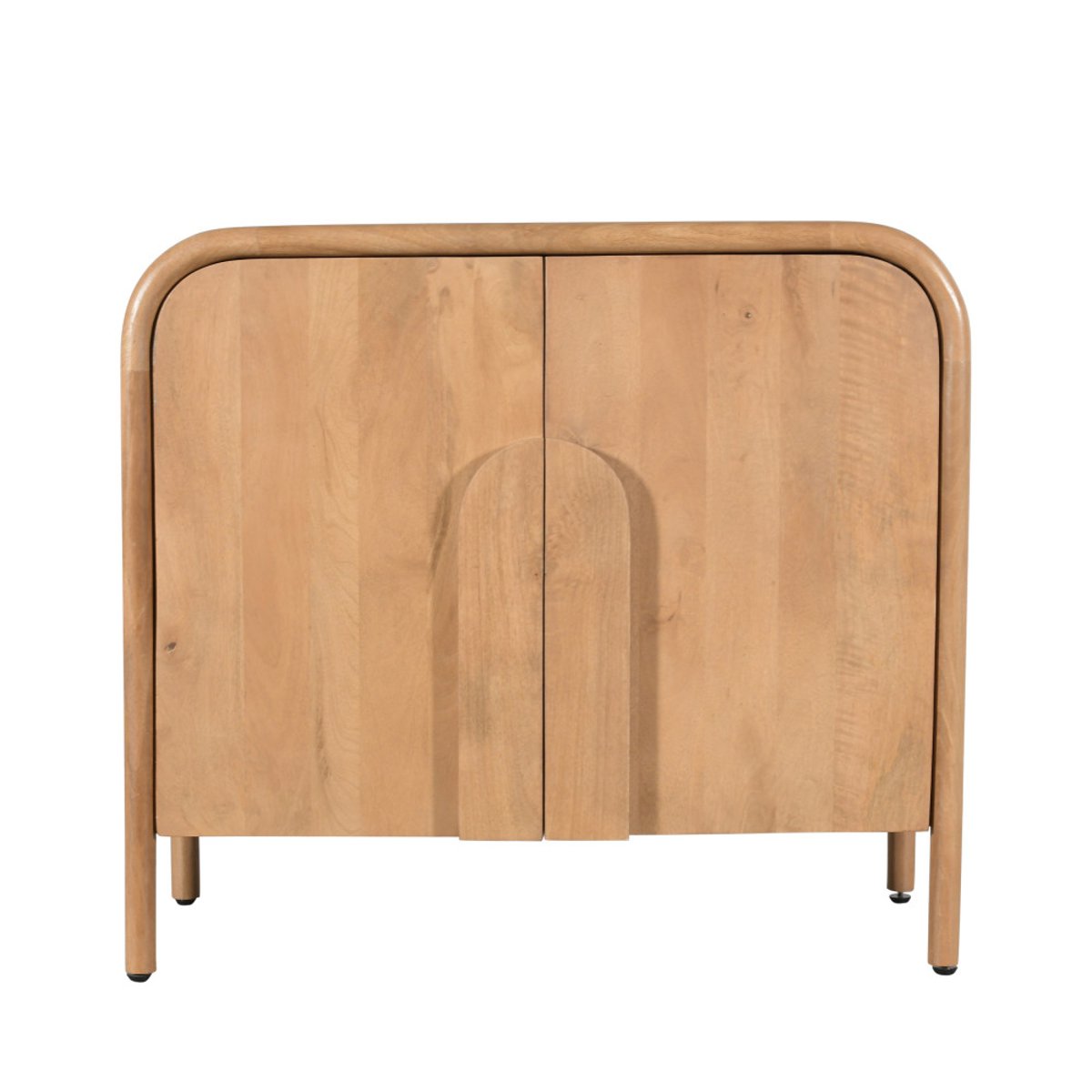 Buffet 2 portes en bois massif L90cm- BALI bois clair, DRAWER