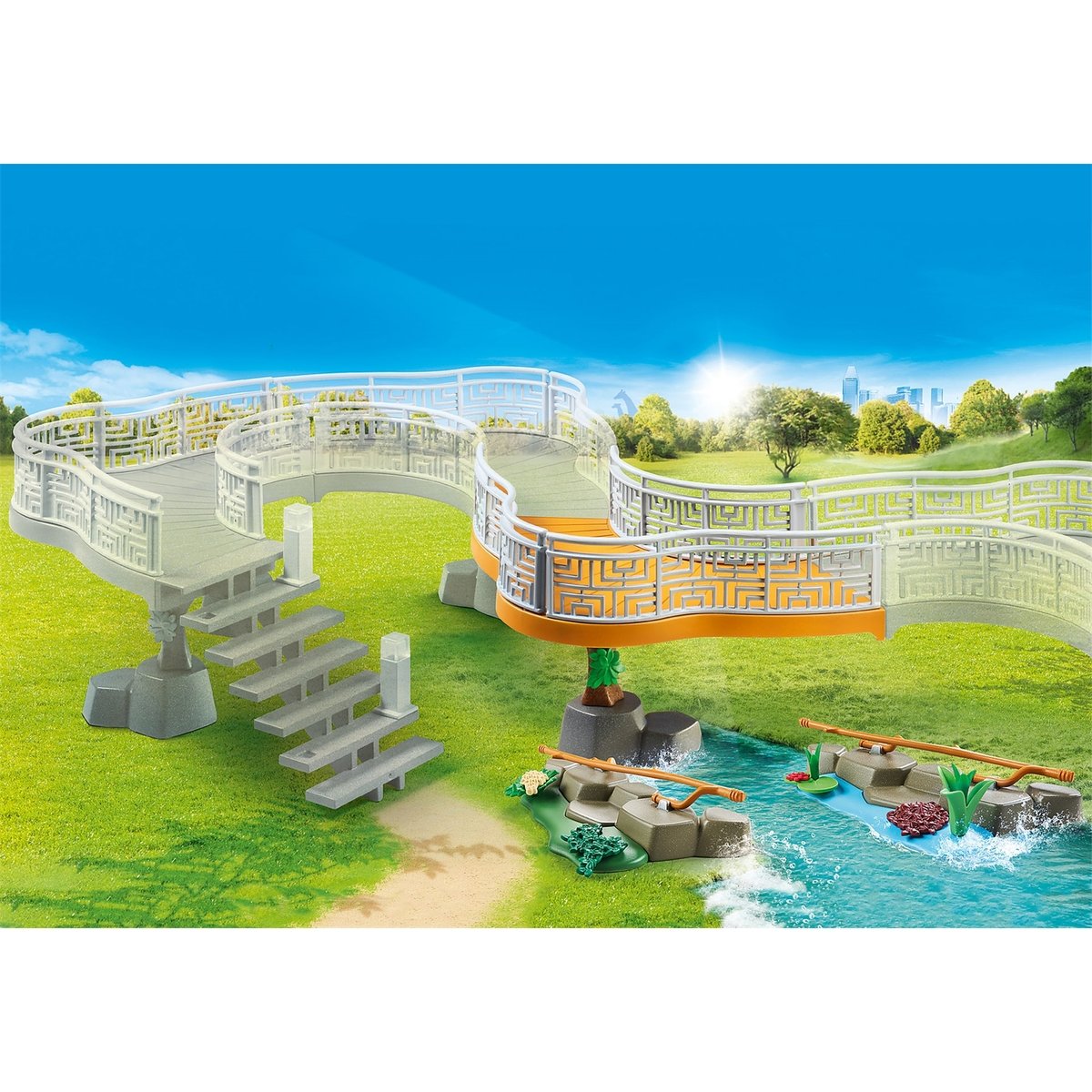 Extension pour parc animalier multicolore, PLAYMOBIL