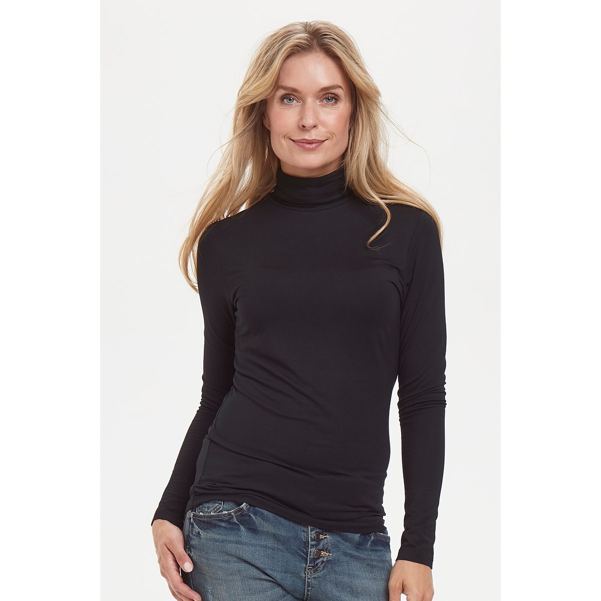 T-shirt à manches longues noir black, KAFFE