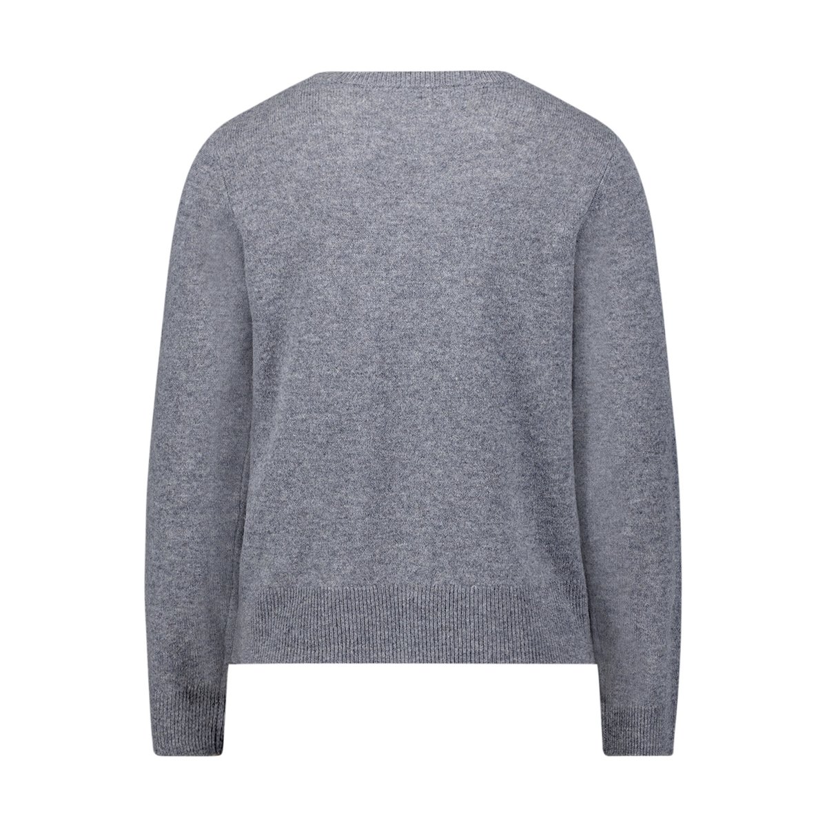 Pull-over en maille à encolure ronde grey melange, BETTY & CO
