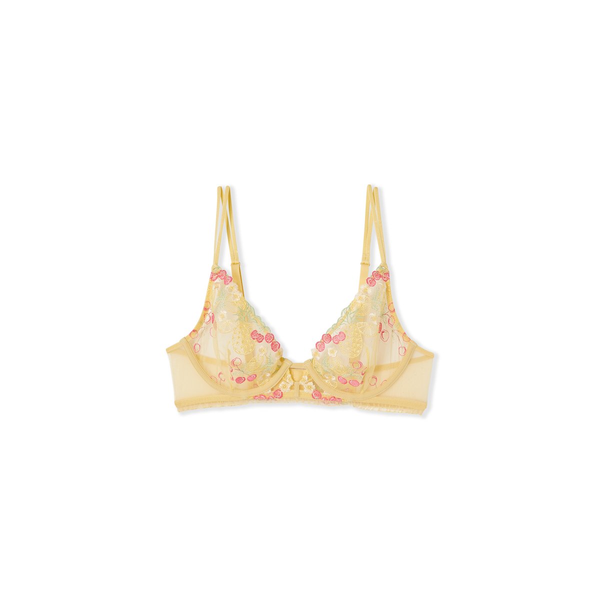 Soutien-gorge classique avec motifs fruits brodés CALYPSO multicolore, ETAM