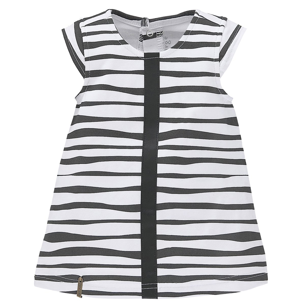 Robe bebe fille blanc/noir noir, SUCRE D'ORGE