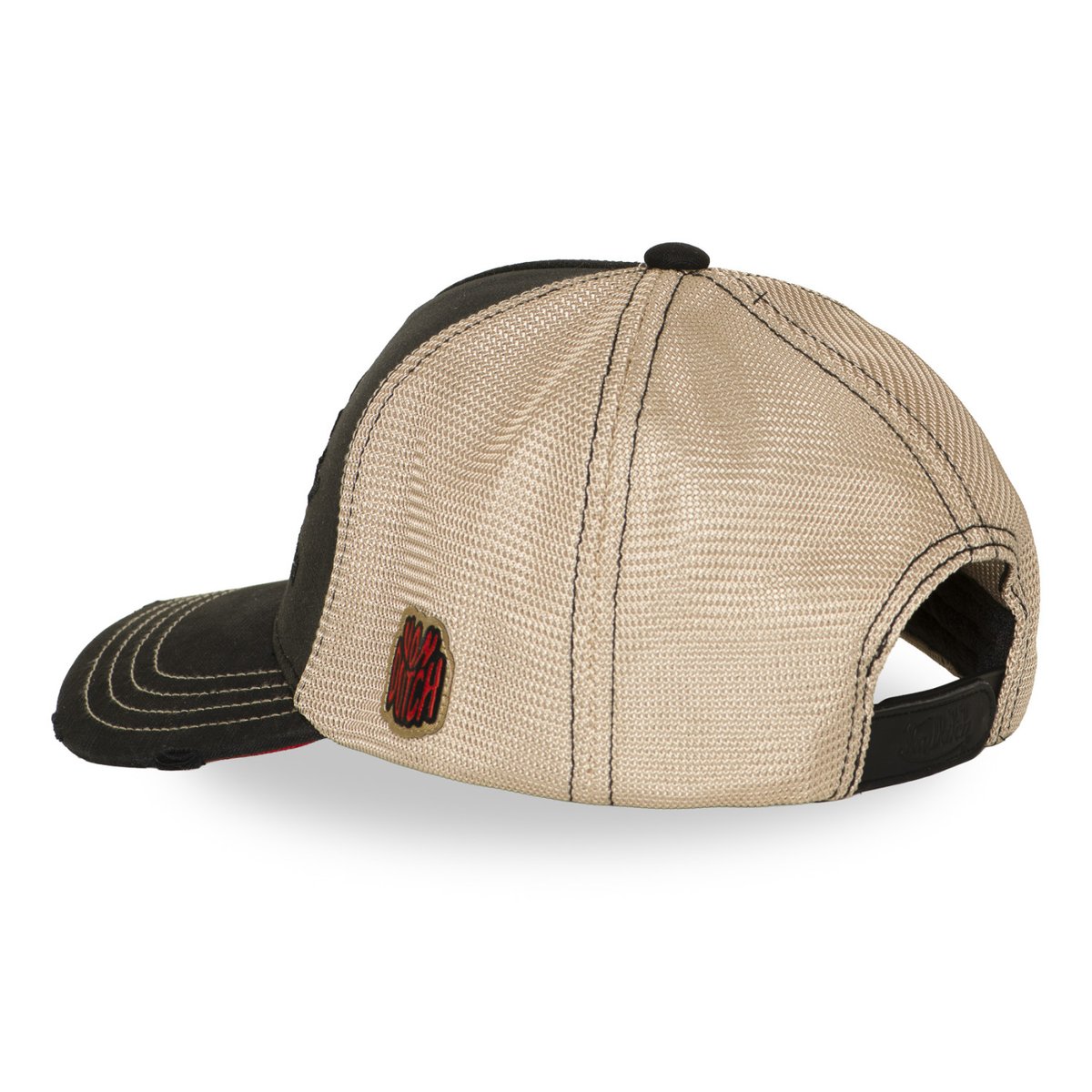 Casquette trucker WILD noir/gris foncé/beige, VON DUTCH