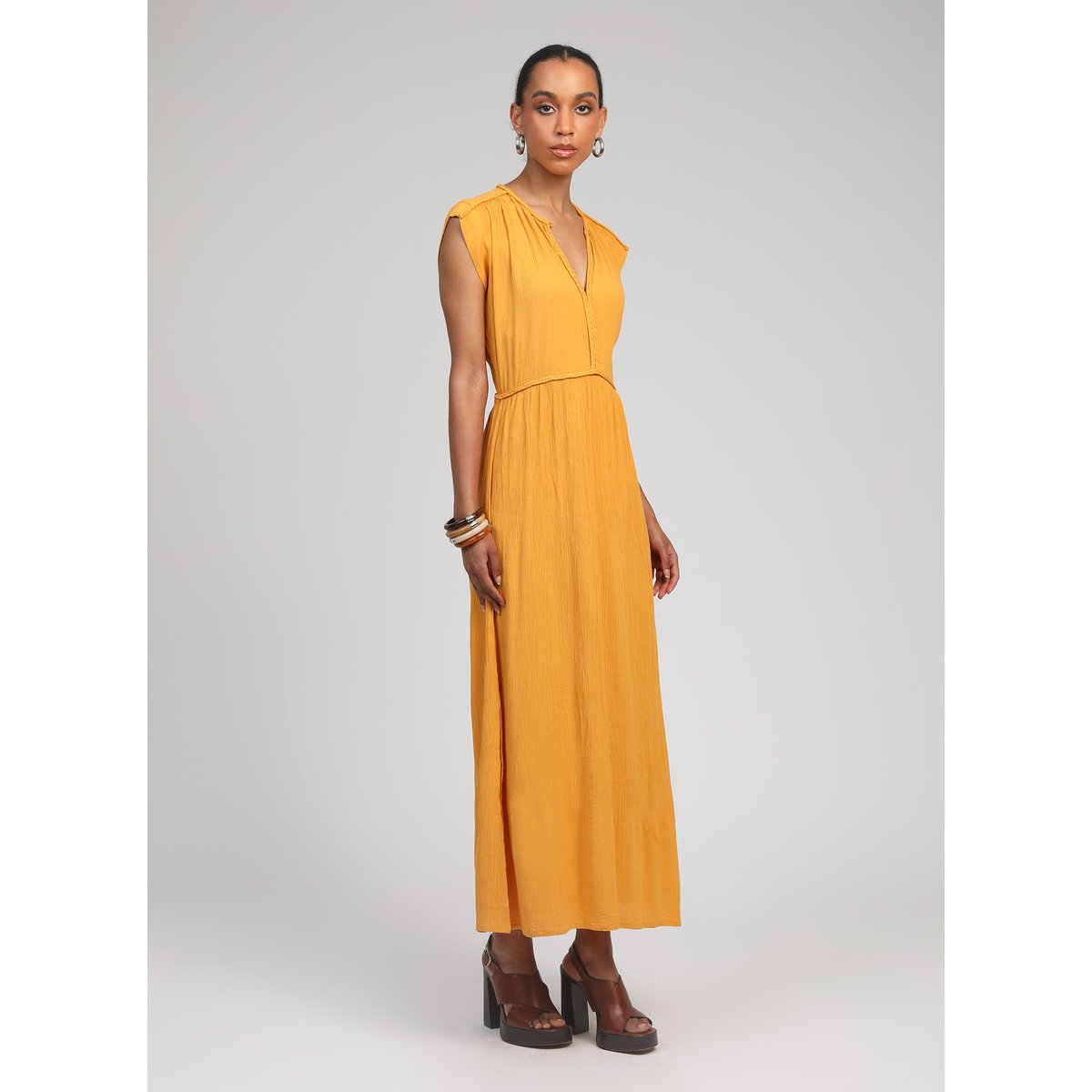 Robe Longue OWESTINA soleil, AN'GE