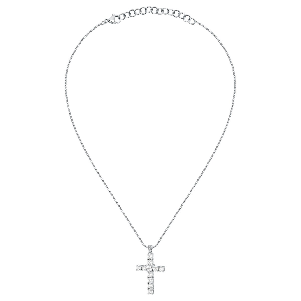 Collier CRISTALLI acier inoxydable, BLUESPIRIT