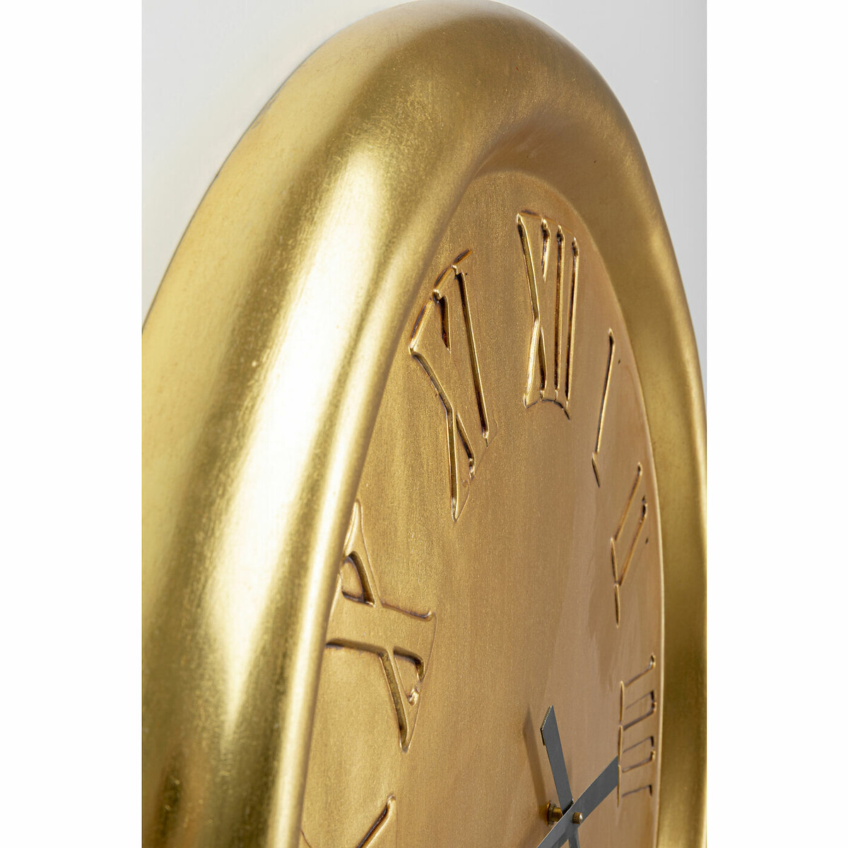 Wanduhr Big Drop Gold 92x127cm goldfarben, KARE DESIGN