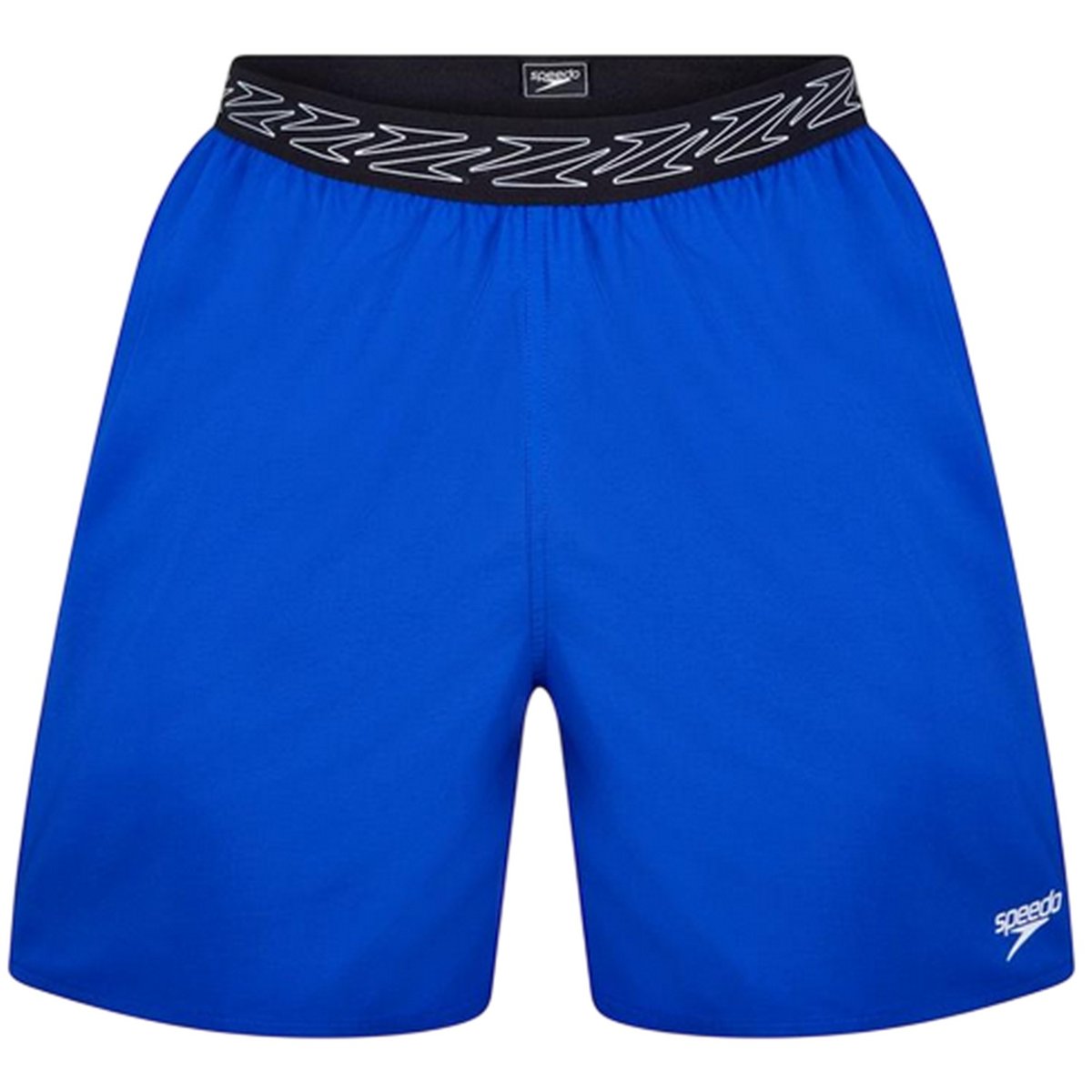 Short de bain à taille élastiquée motif/style uni et logo HYPER BOOM bleu, SPEEDO