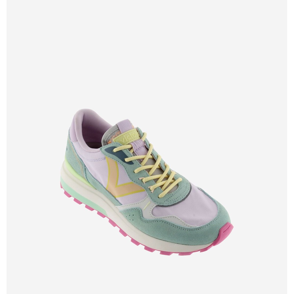 NYLON LUNA sneakers groen/violet, VICTORIA