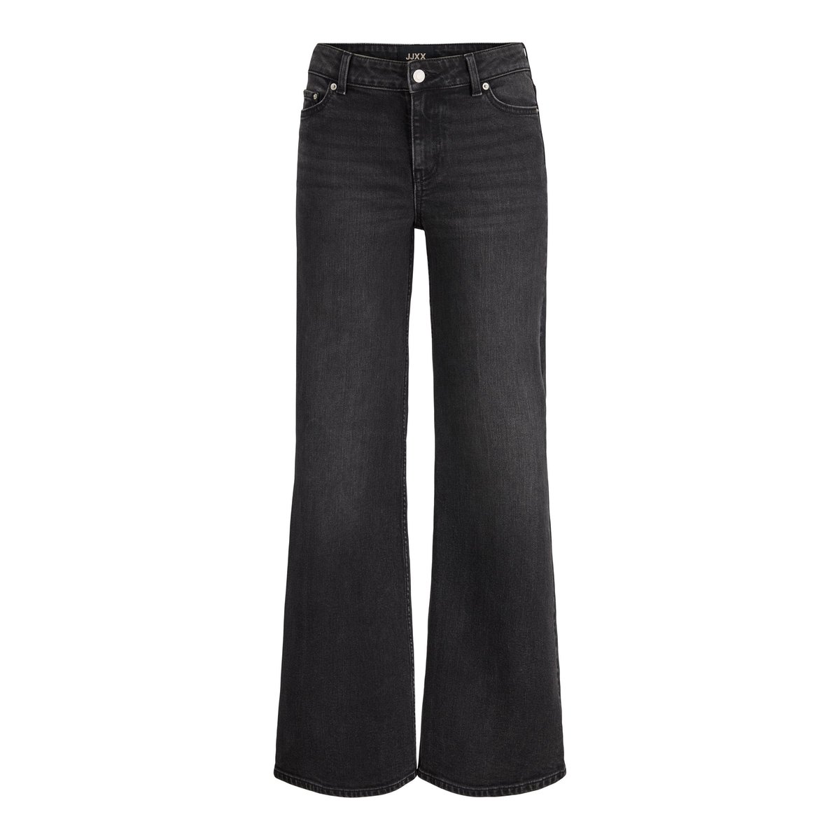 Jean Coupe Évasée black denim 1, JJXX