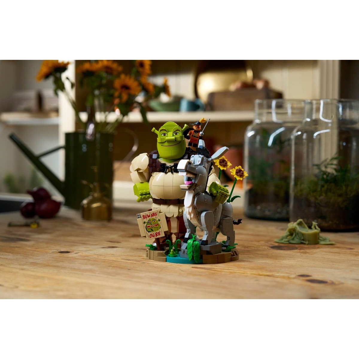 Shrek, l'Âne et le Chat multicolore, LEGO