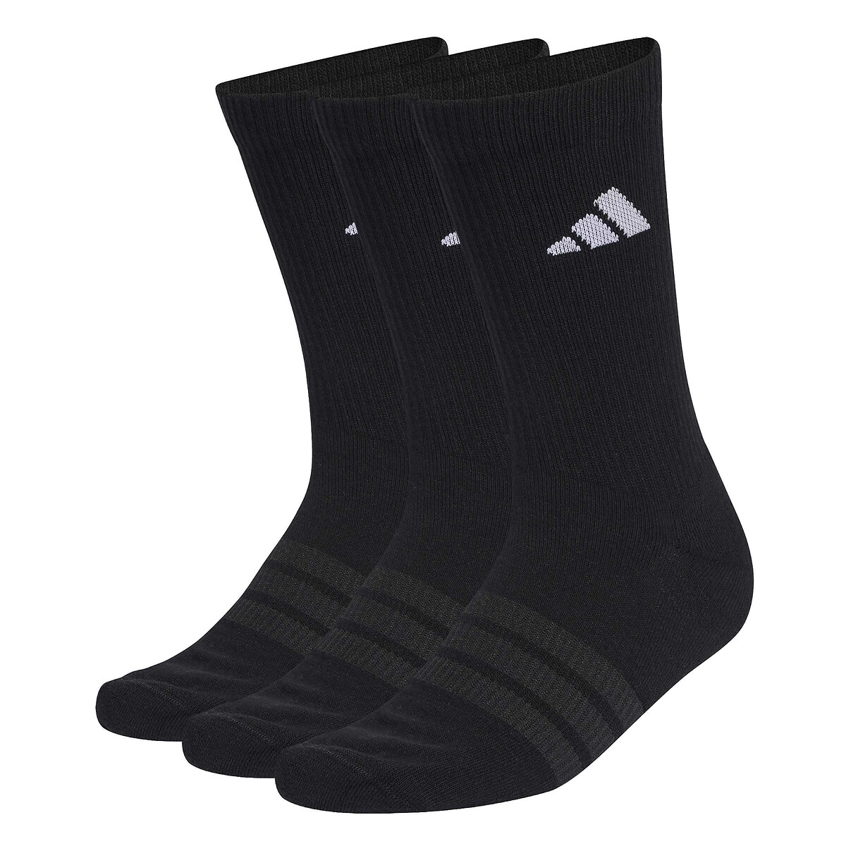 3er-Pack Socken schwarz + schwarz + schwarz, adidas Performance