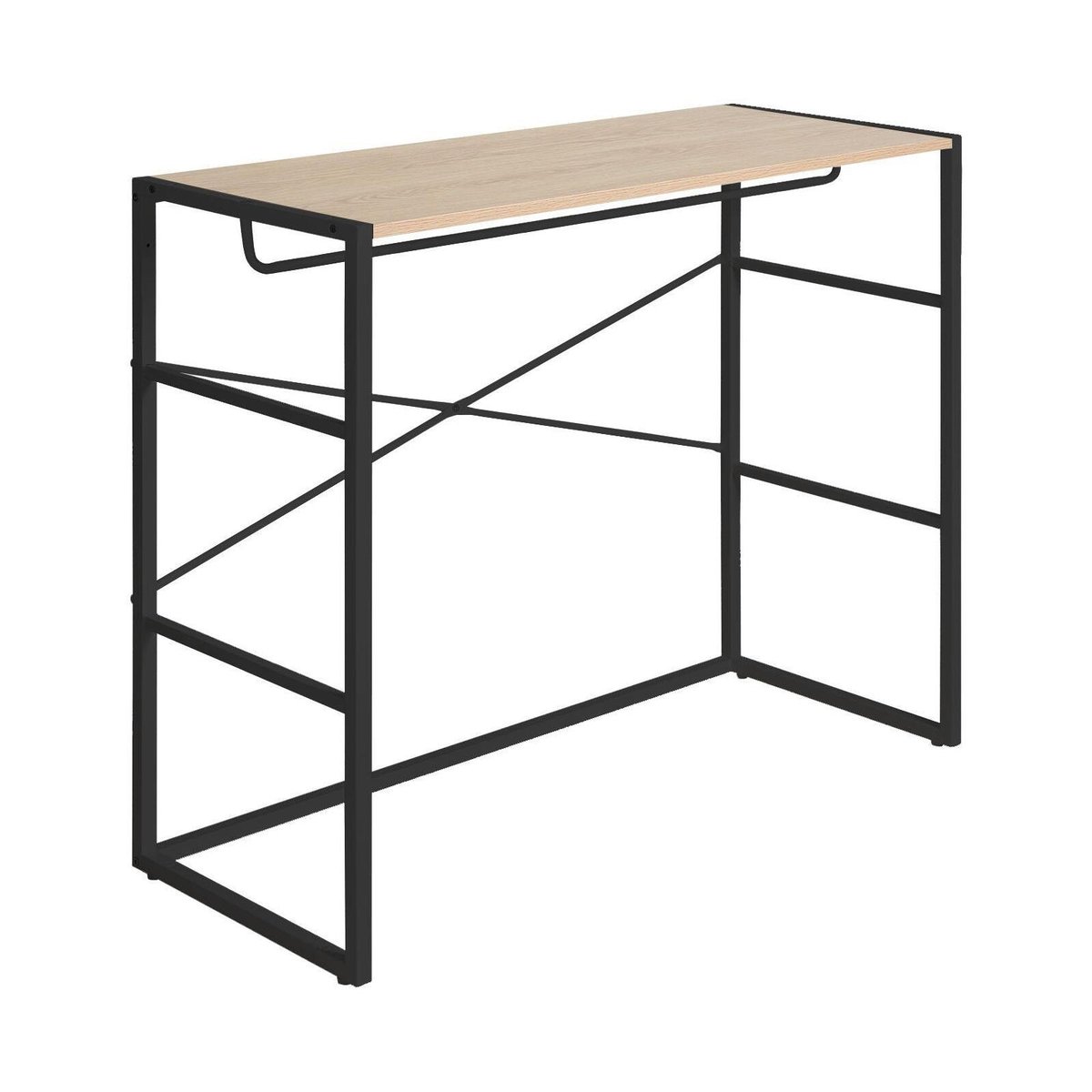 Portant vêtements sous combles penderie 100x85cm KADRA noir, MOB IN