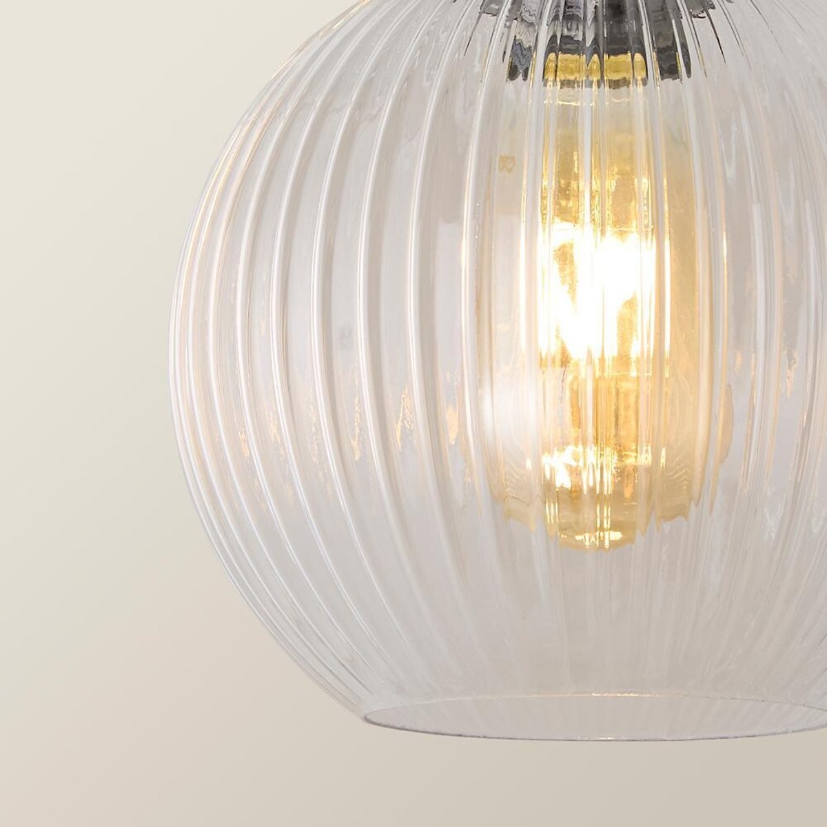 Maddy Pendant Light with Filament Bulb brushed brass, ÉDITÉ