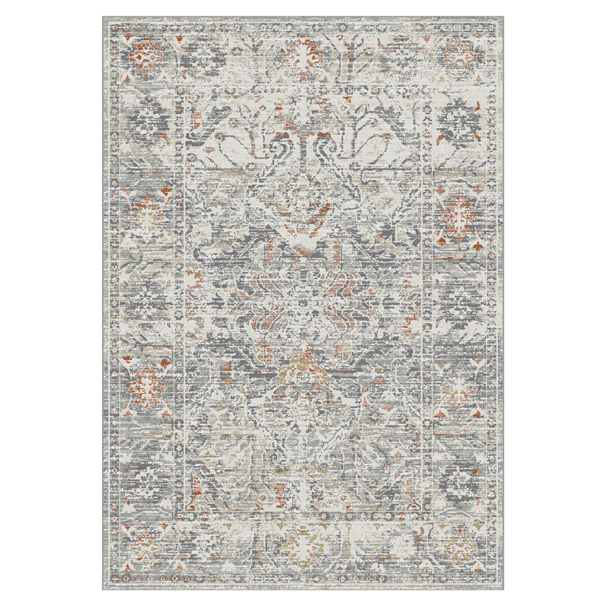 Tapis déco vintage style persan vintage BYZANCE beige naturel, FUTURE HOME