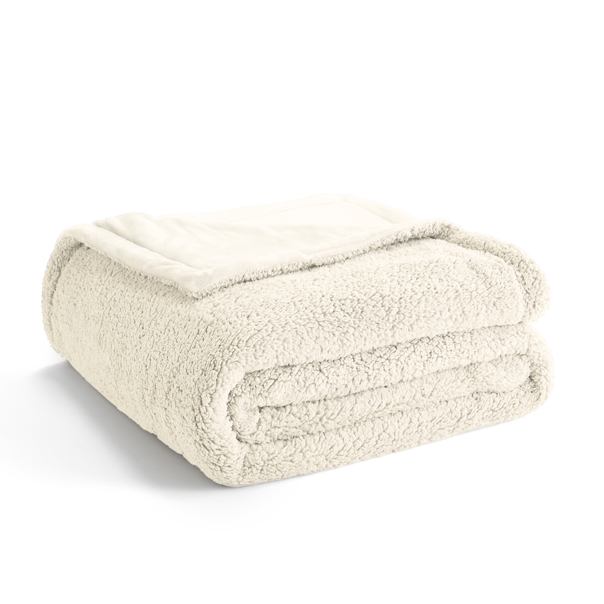 Maxine Fleece Bedspread ecru , LA REDOUTE INTERIEURS