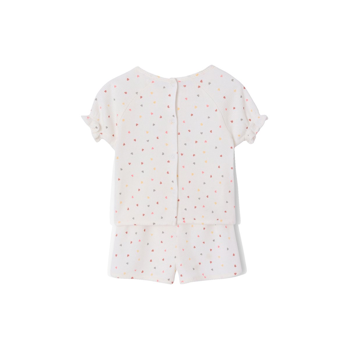 Lot 2 pyjashorts pratique vert sauge, VERTBAUDET