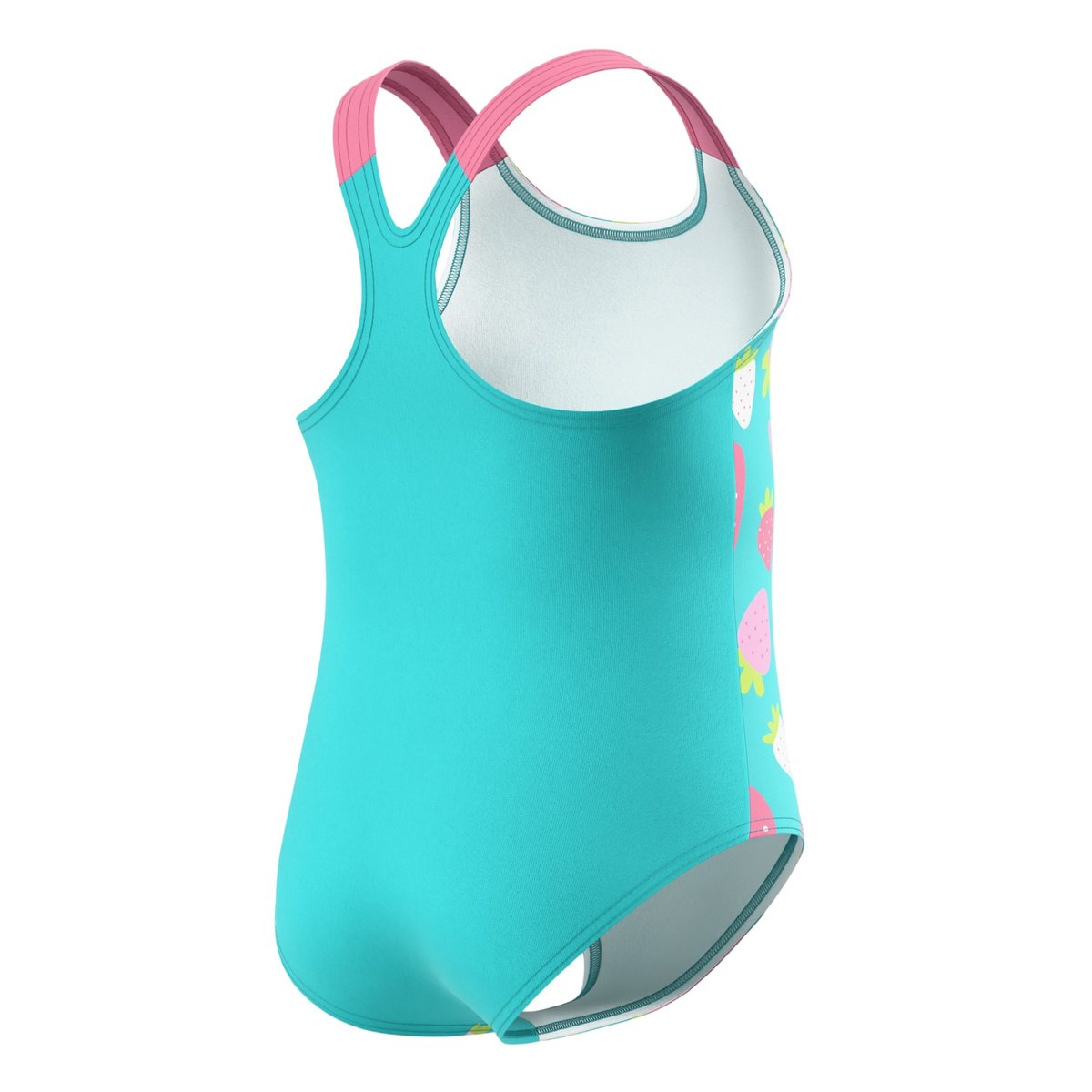 Maillot de bain 1 pièce motif/style fraise vert / rose / blanc fraise, SPEEDO