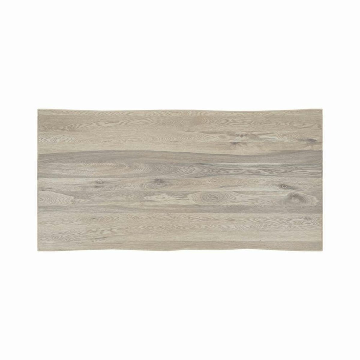 Table à manger 160 cm en chêne, bords naturels ETNA chêne blanc, PIER IMPORT