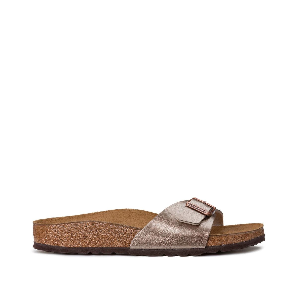 Madrid single strap mules metallic taupe, BIRKENSTOCK