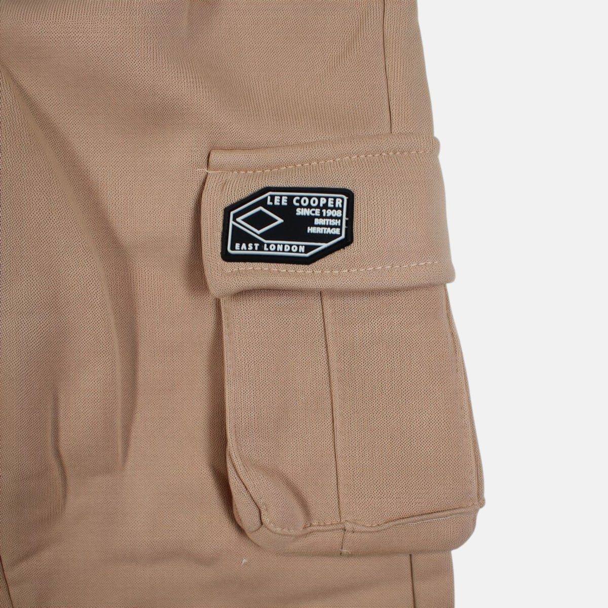 Ensemble sweat à capuche et pantalon de jogging cargo, poche kangourou FAMILY beige, LEE COOPER