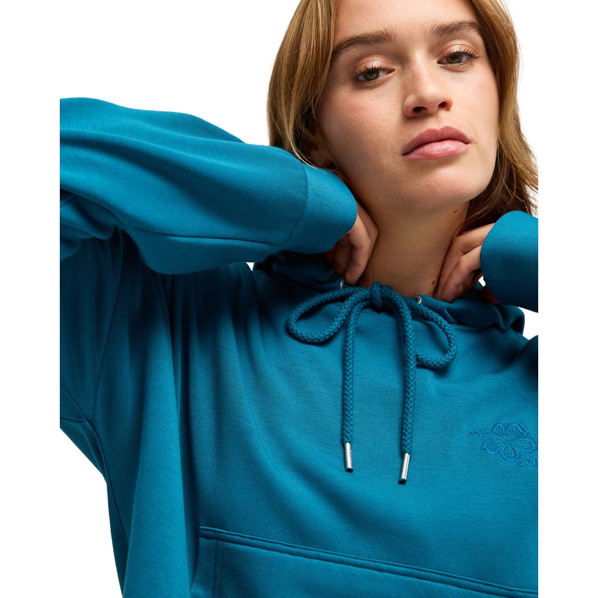 Sweat capuche Soft Lounge SURFING BY DAYLIGHT. bleu corsair, ROXY