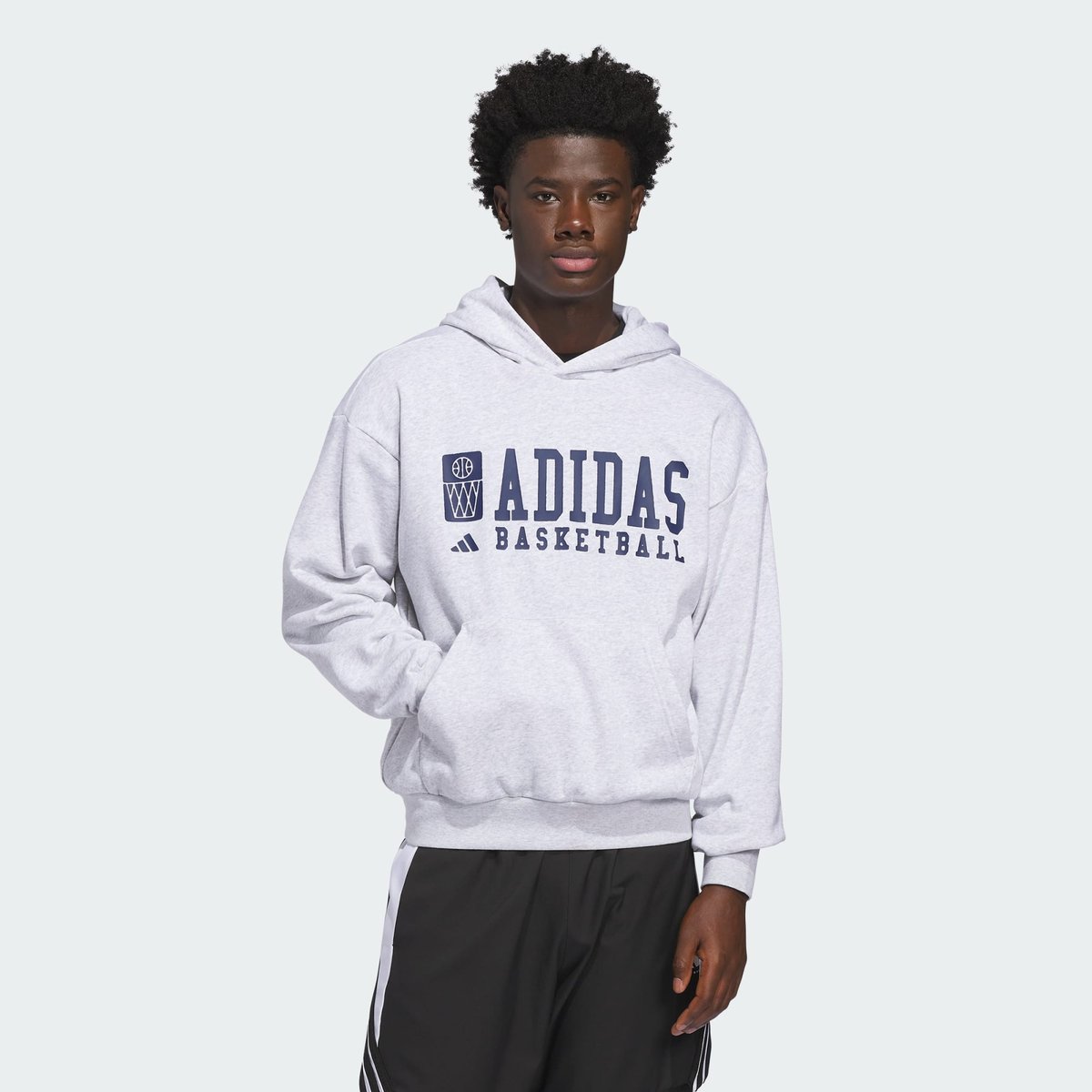 Sweat À Capuche Adidas Basketball Graphic Sweat À Capuche Adidas Basketball Graphic light grey heather, adidas Performance