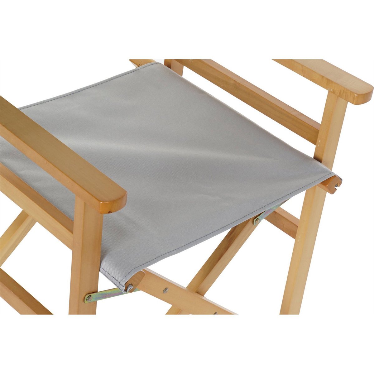 Chaise pliante d'extérieur en pin gris naturel élégant, RECOLLECTION