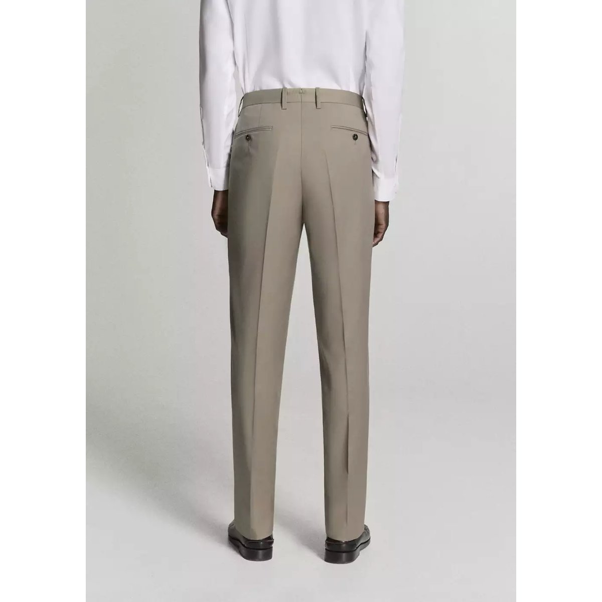 Pantalon costume Milán slim-fit gris vison, MANGO MAN