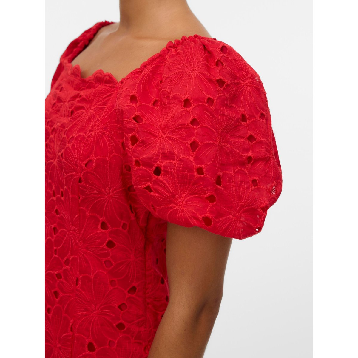 Robe rouge - ribbon red, VERO MODA