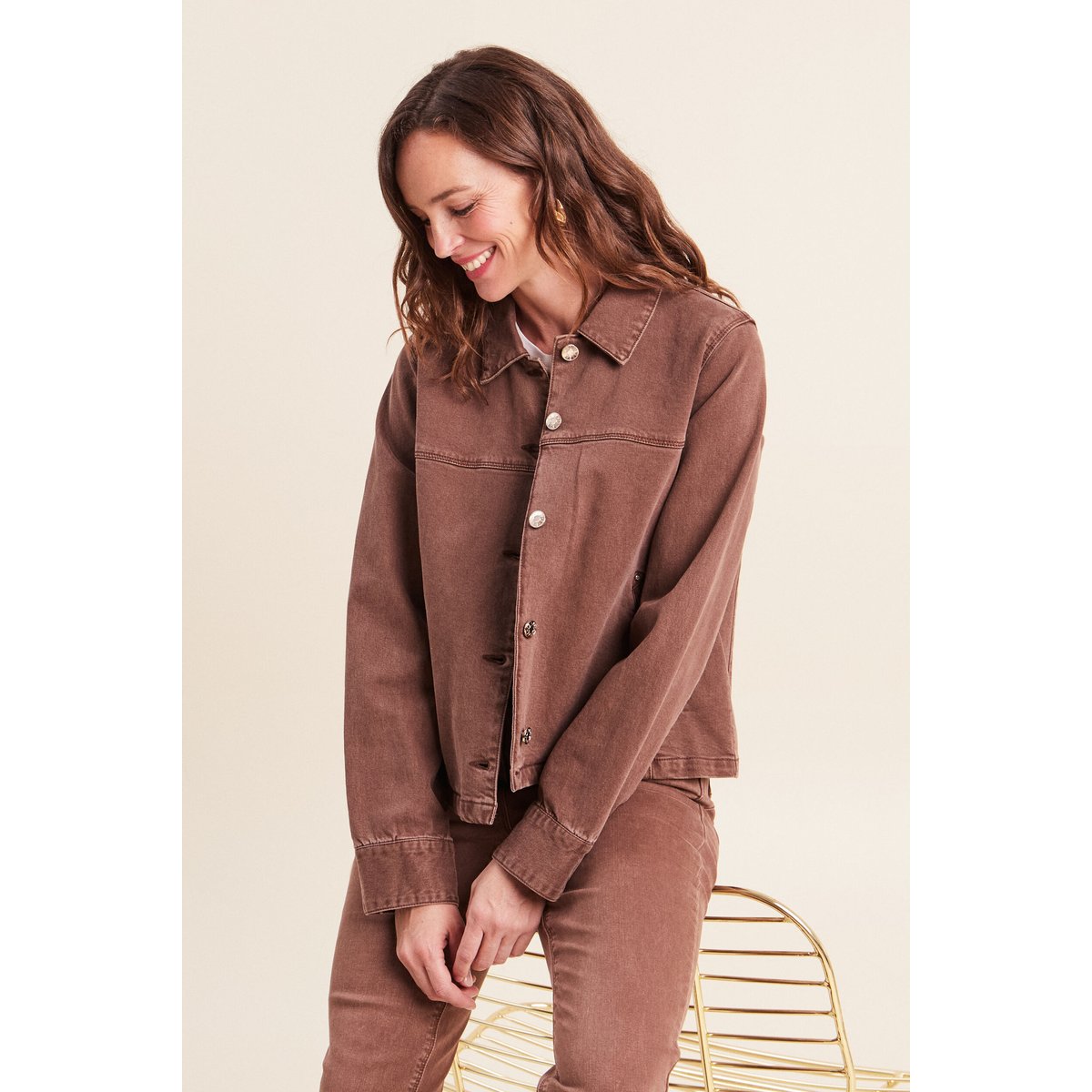 Veste ample marron, BREAL