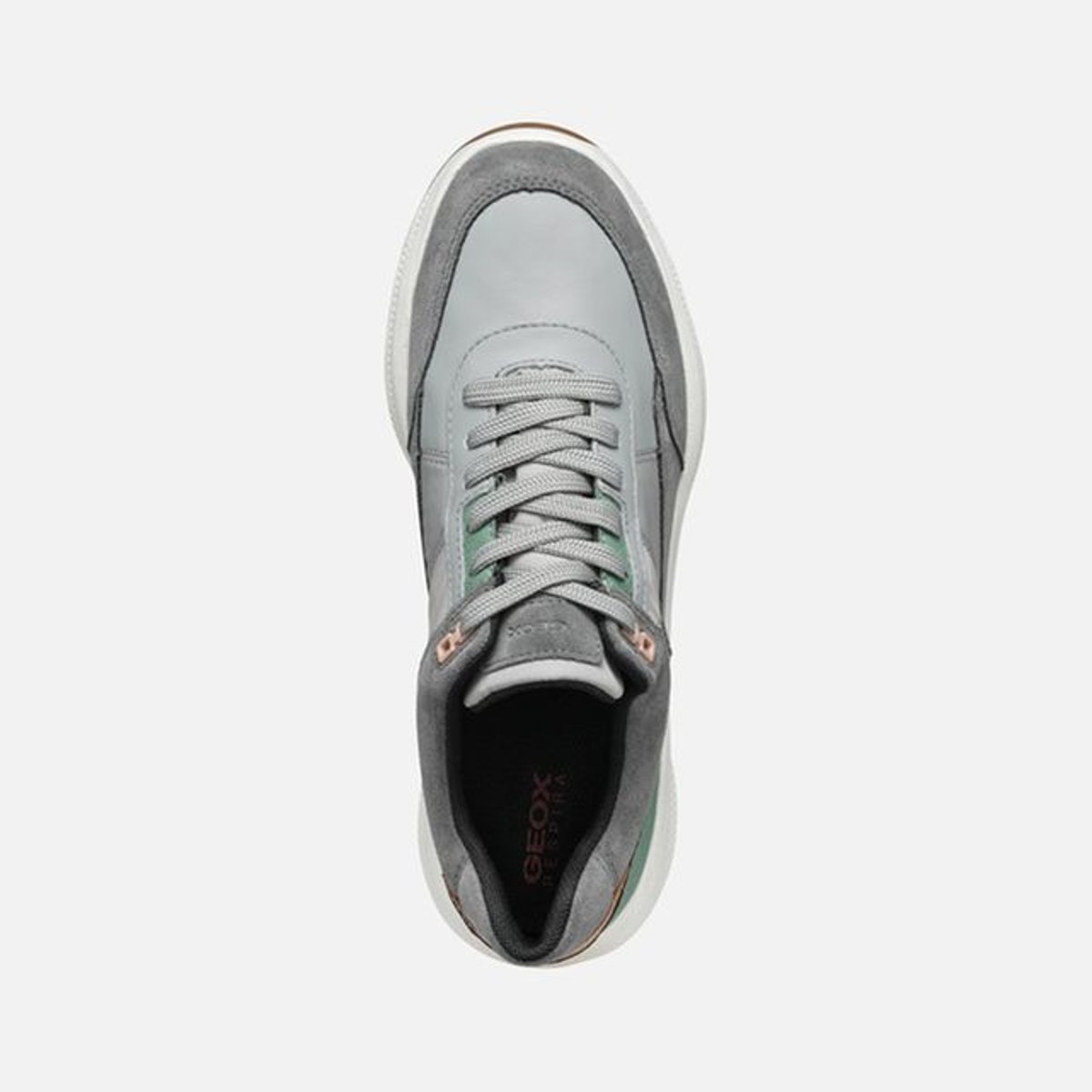 Baskets D PG1X B ABX gris/gris clair, GEOX