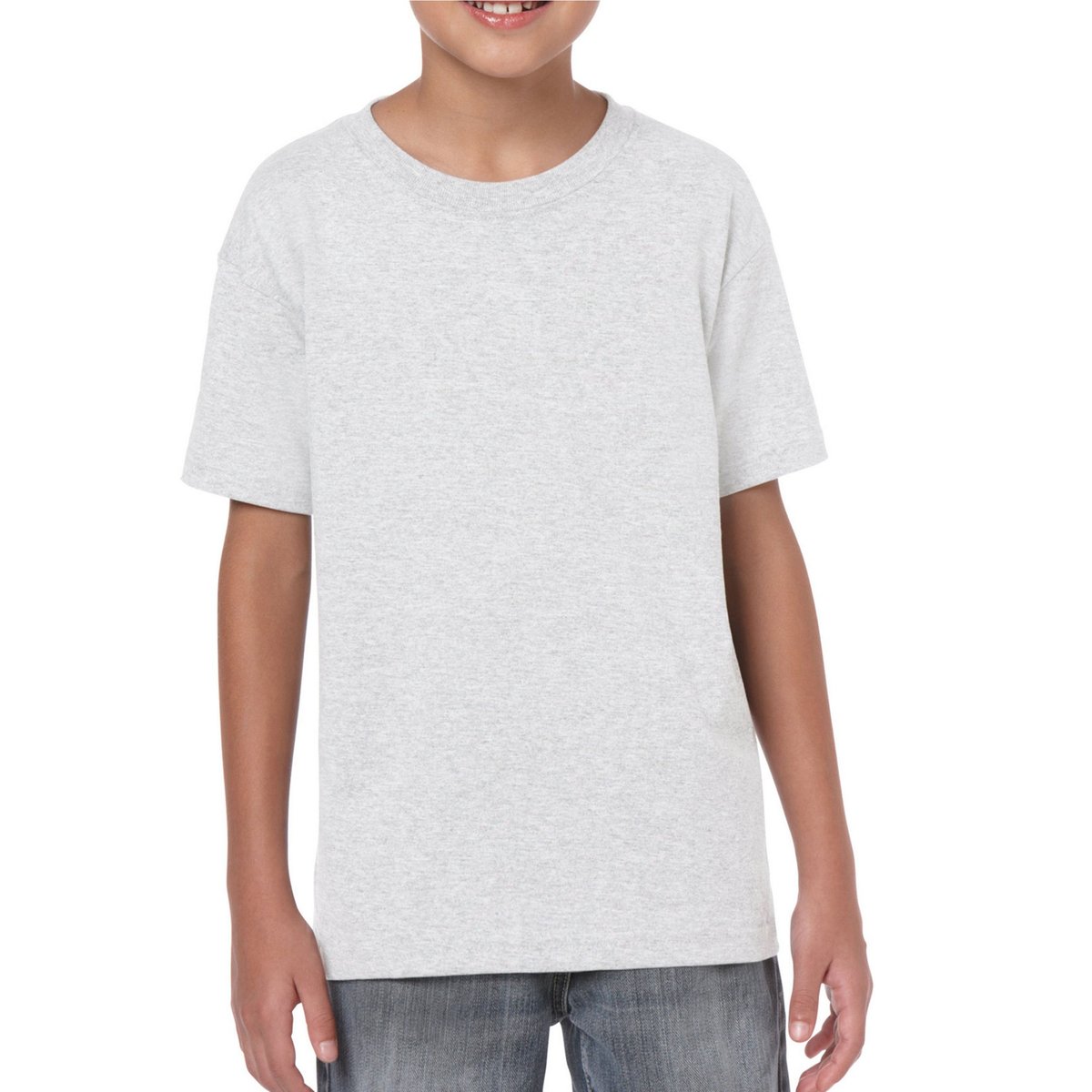 T-shirt gris cendre, GILDAN