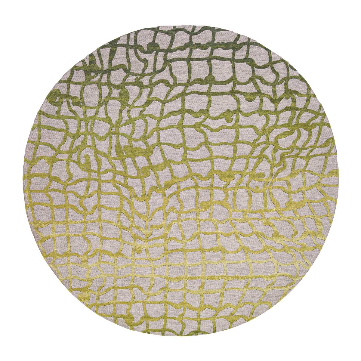 Tapis intérieur/extérieur tissé plat FADY vert, NOVATREND
