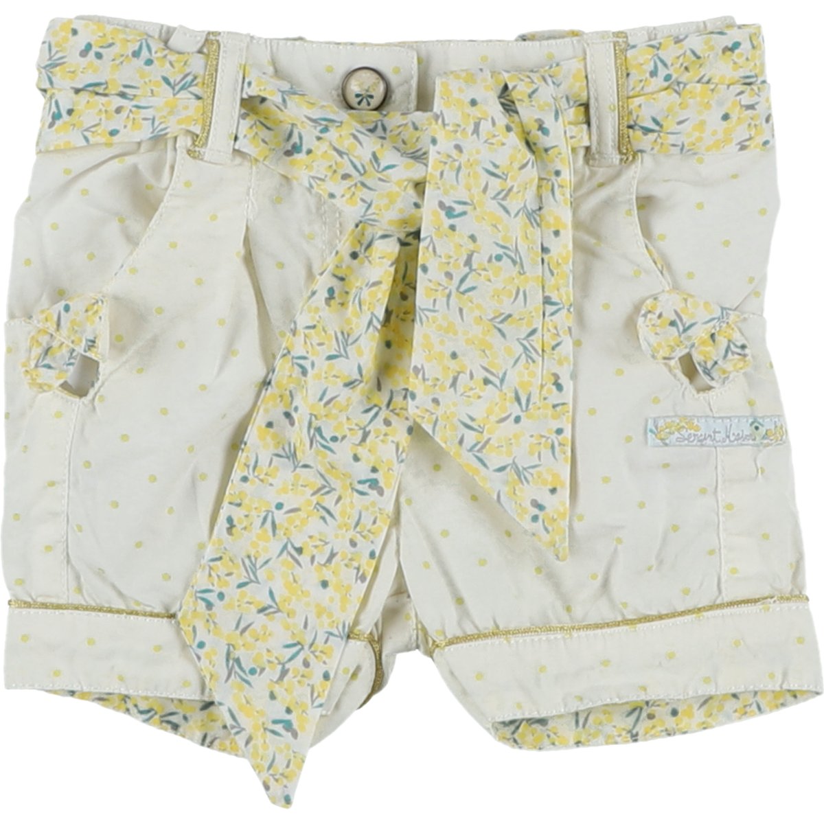 Short -  Très bon état blanc;jaune, SERGENT MAJOR