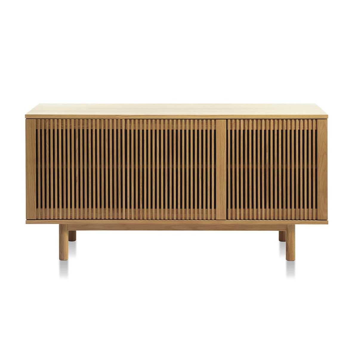 Meuble bas bois PISA marron, MAISON AUBERTIN