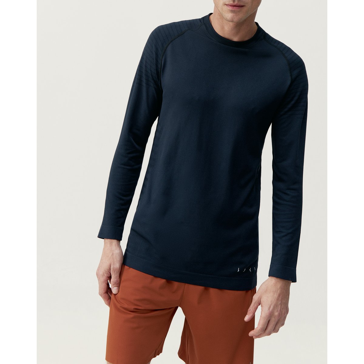 T-Shirt de sport Seamless manches longues ARAL noir, BORN