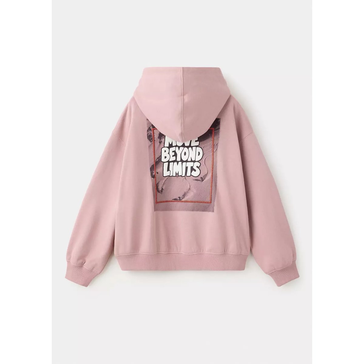 Sweat-shirt oversize imprimé rose pâle, MANGO KIDS