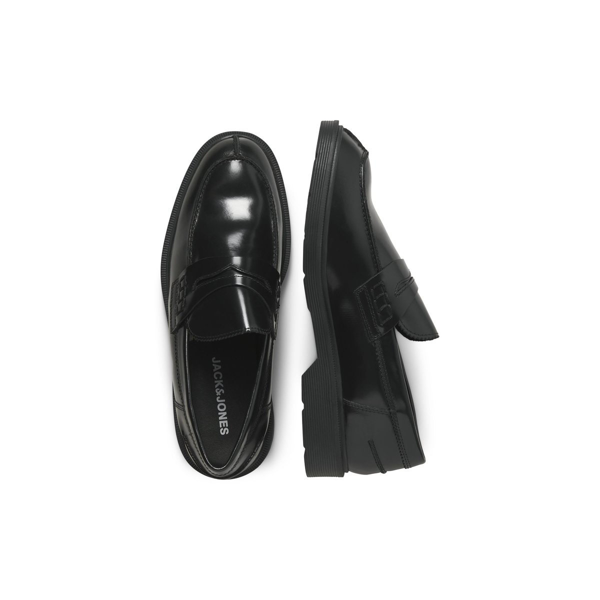 Mocassins noire - black, JACK & JONES