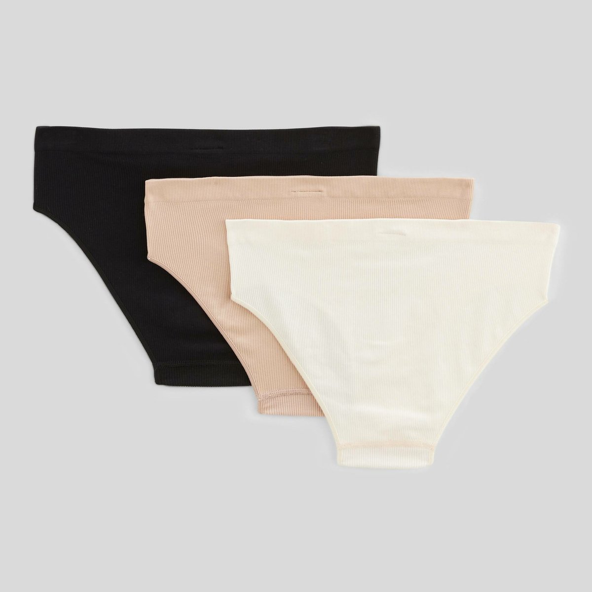 Lot de 3 culottes GABRIELLE sans coutures noir, MONOPRIX