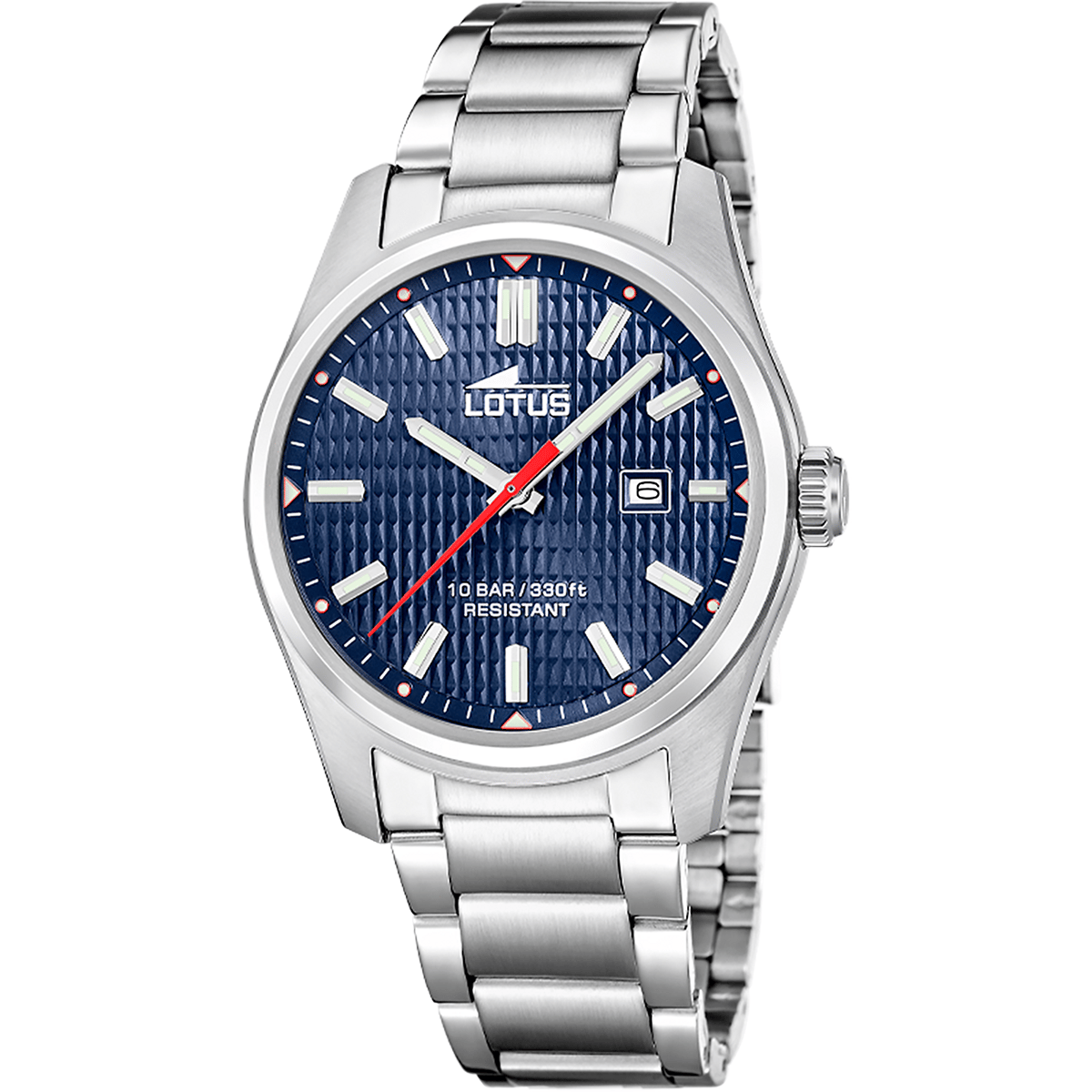 Montre Analogique CLASSIC argenté bleu foncé argenté, LOTUS