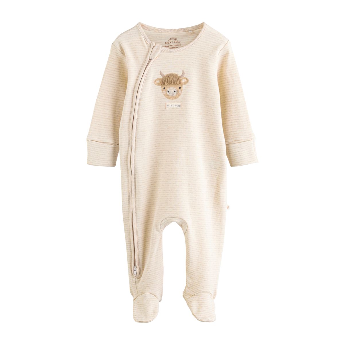 Dors-bien à zip double sens bébé, lot de 3 neutre hamish, NEXT