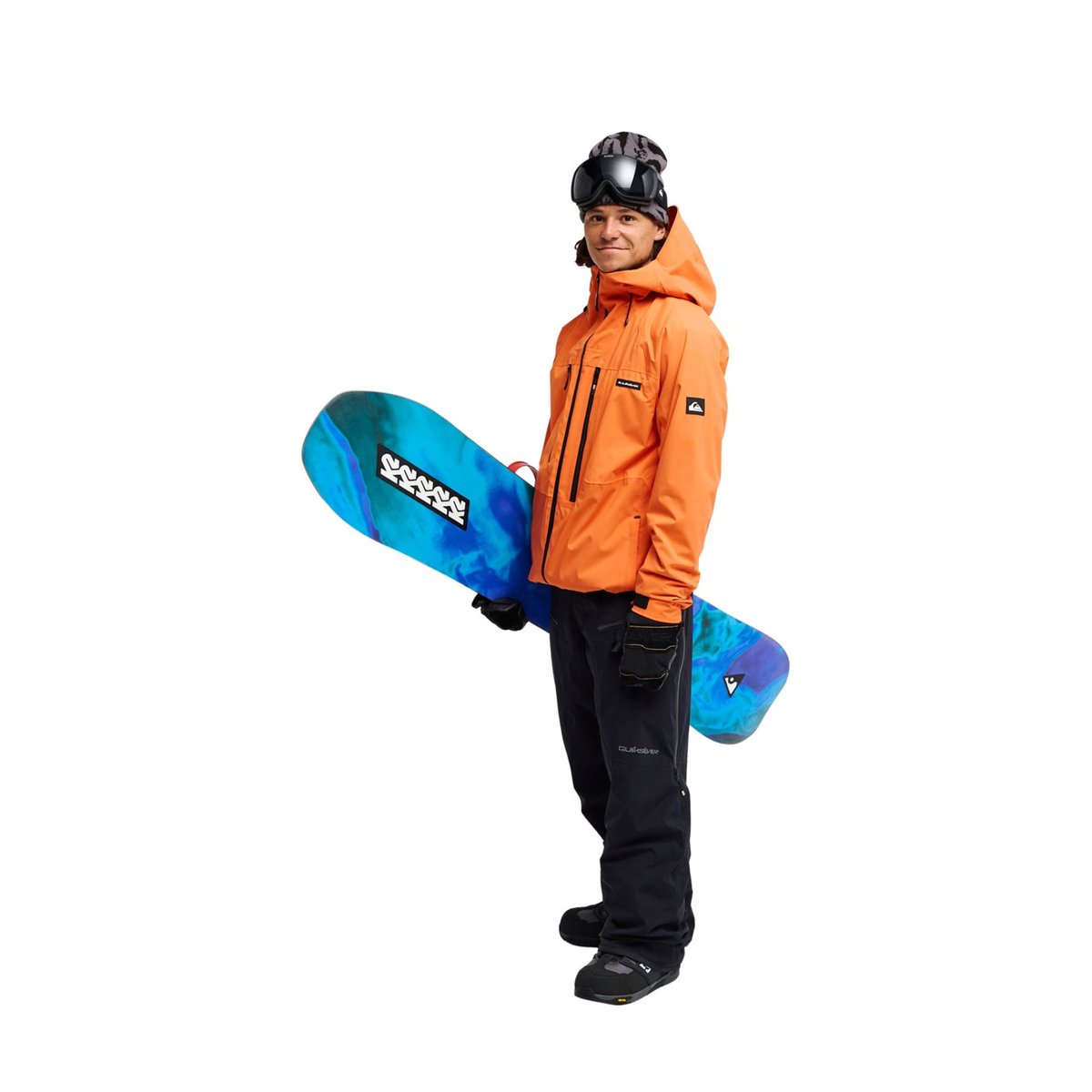 Veste de snow technique ULTRALIGHT STRETCH 20K orange vermillon, QUIKSILVER