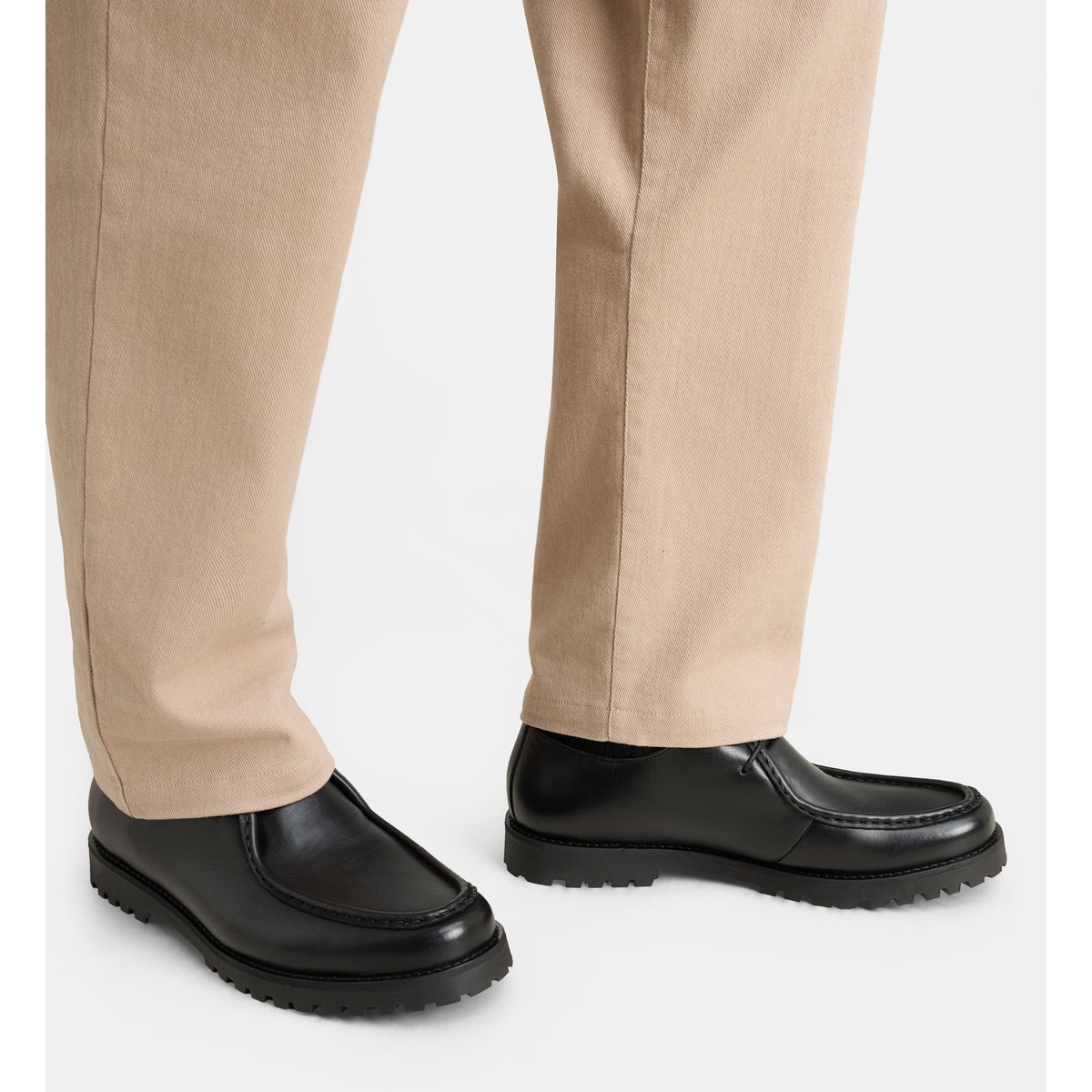 Derbies bout chasse oleon cuir noir, COMPTOIR GL