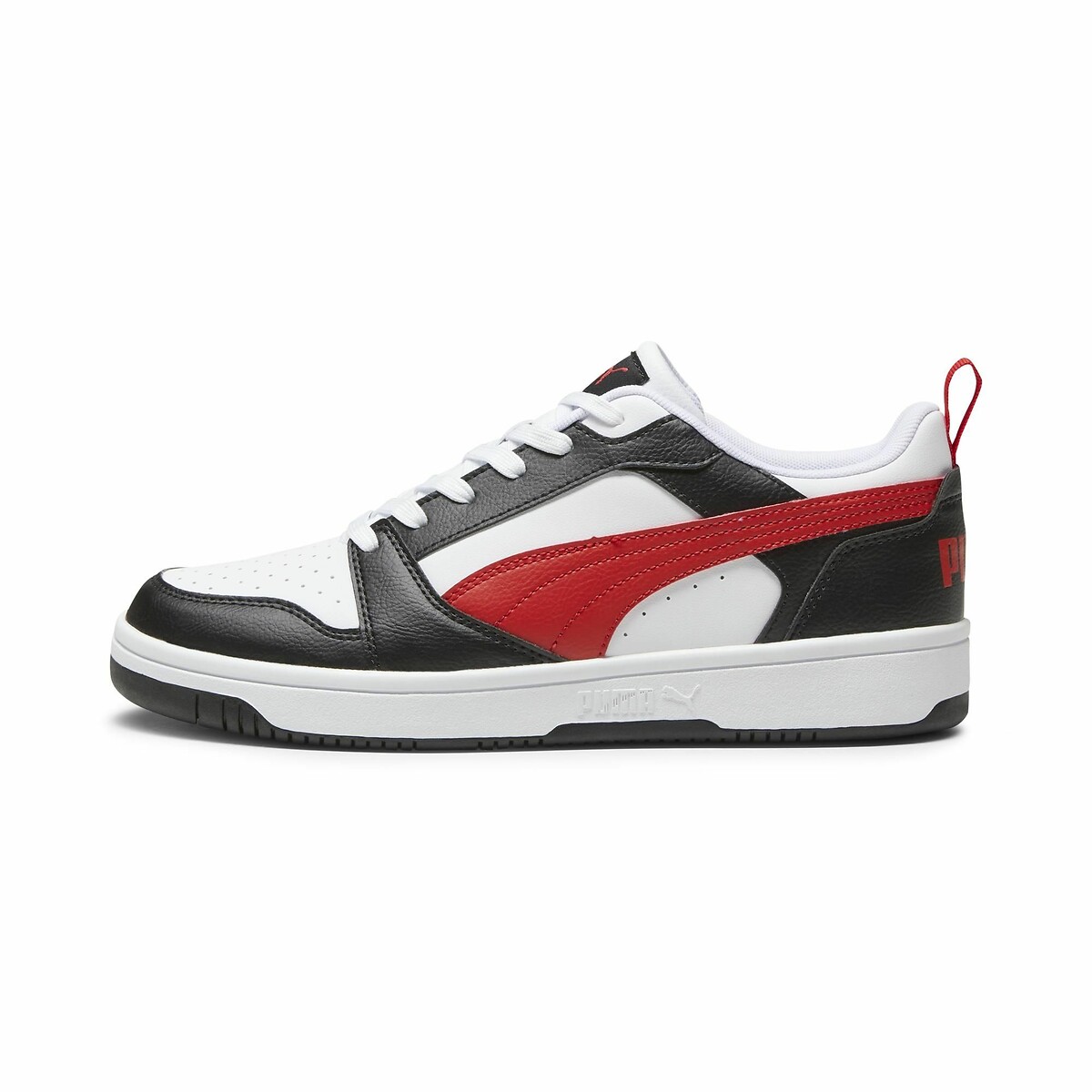 Baskets Rebound v6 Low blanc/noir/rouge, PUMA