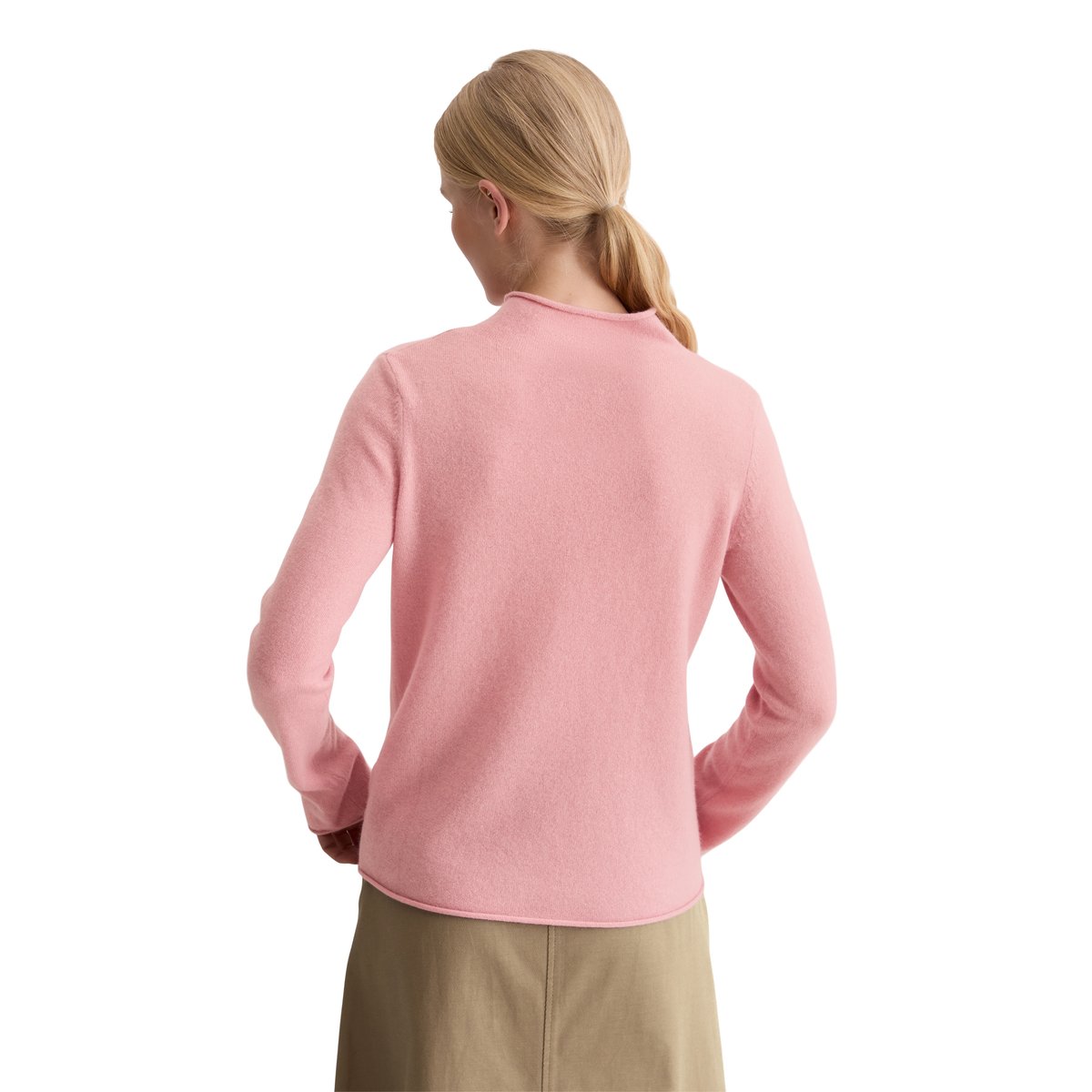 Pull en cachemire regular avec un grand confort de port rose, MARC O'POLO