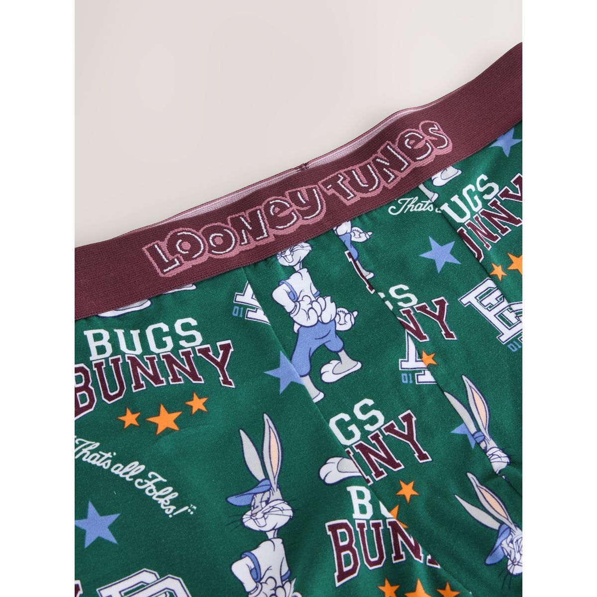 Boxer looney tunes sous licence vert/orange, NEXT