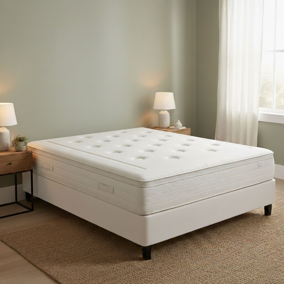 Matelas REFLEXION 160x200, Hybride, ferme, H33 blanc, SIMMONS
