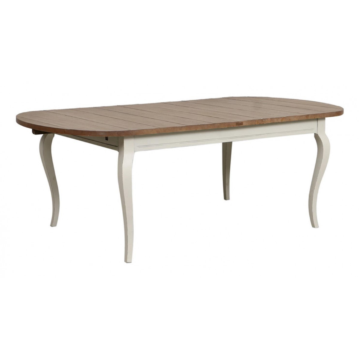 Table ovale extensible - PROVENCE blanc, INTERIOR'S