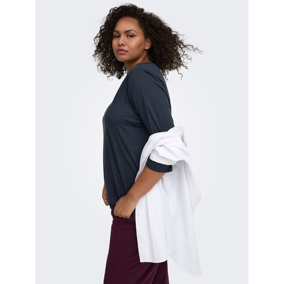 Top ombre blue 1, ONLY CARMAKOMA