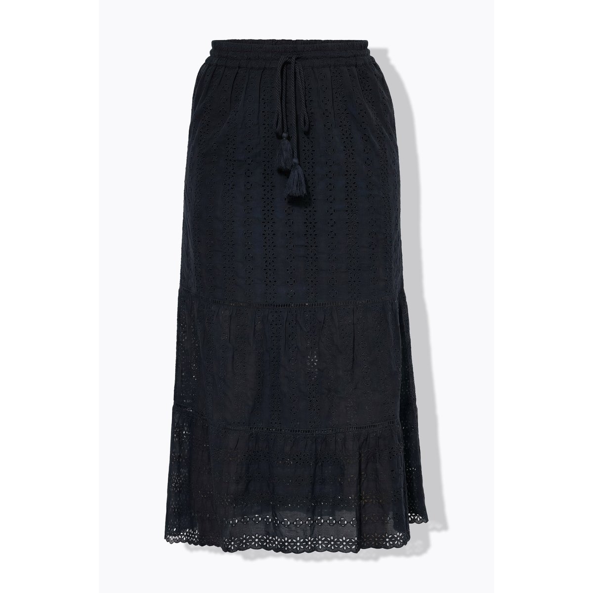 Jupe en dentelle longueur maxi noir, STUDIO UNTOLD